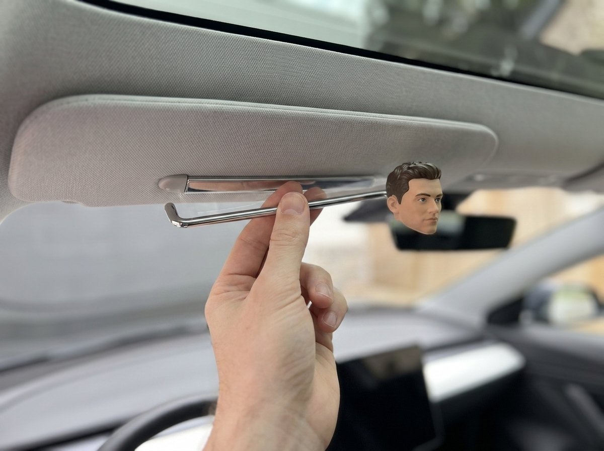 Clip CO·PILOT onto your visor's built-in magnet